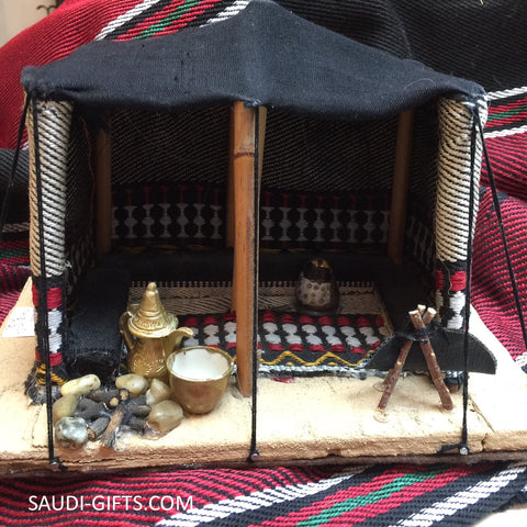 Model Miniature Saudi Bedouin Tent