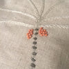 Egyptian Cotton Embroidered Palm Cushion