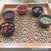 Cherry Wood tray with Islamic Geometry