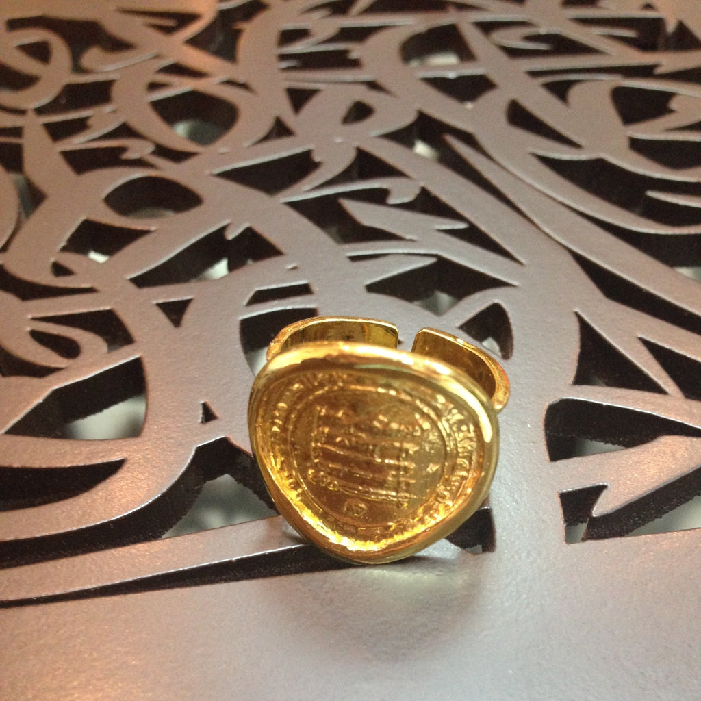 Abbasid Gold Coin Ring