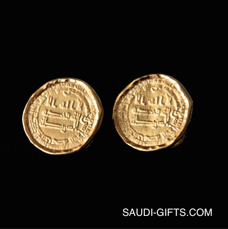 Abbasid Gold Coin Cufflinks