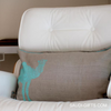 Linen Cushion Cover with Camel