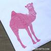100% Cotton Pillow Case with Camel