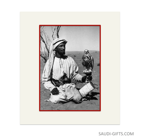 Historical Reproduction "Falconer with Peregrine"