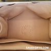 Luxury Camel Leather Weekend Bag