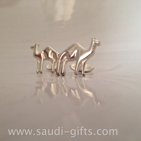 Silver Camel Cufflinks